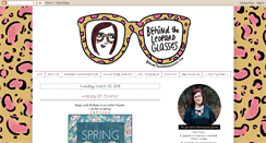 Desktop Screenshot of behindtheleopardglasses.com